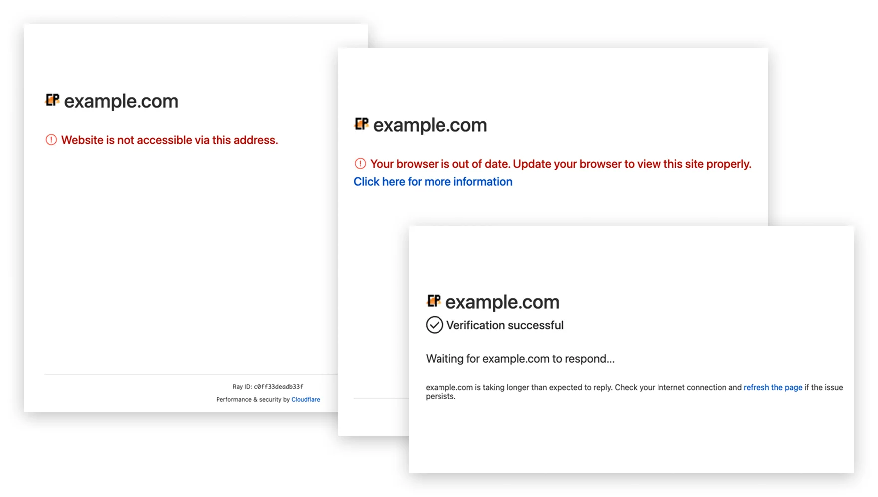 Самый узнаваемый интерфейс в сети: как мы переделали страницы проверок Cloudflare