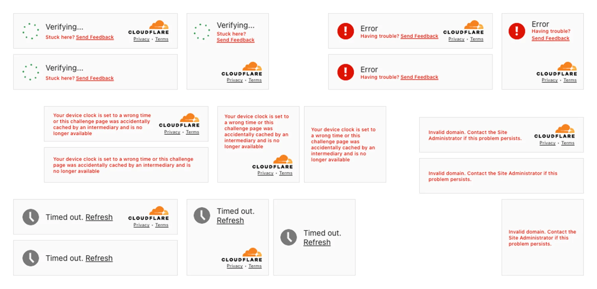 Самый узнаваемый интерфейс в сети: как мы переделали страницы проверок Cloudflare