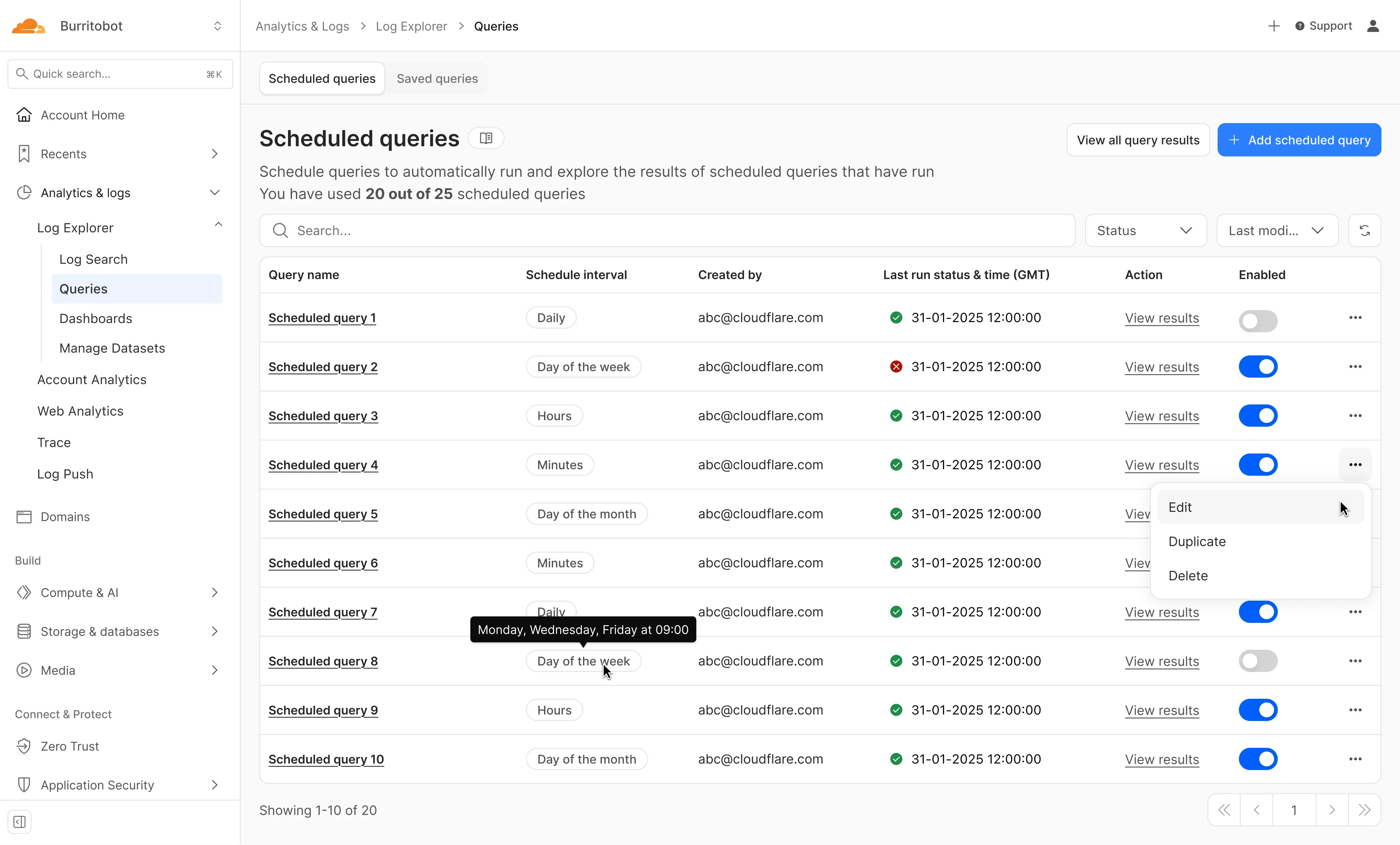 Investigating multi-vector attacks in Log Explorer